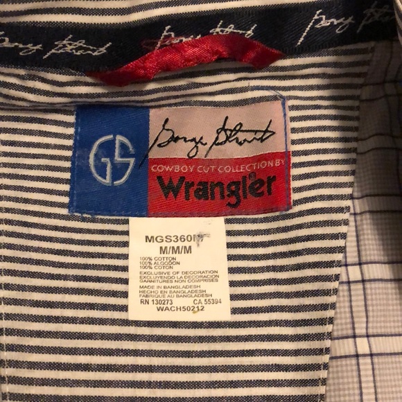 Grey Long Sleeve Button Up (Wrangler) - Picture 2 of 3